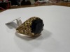 18K Gold, Sapphire & Brown Diamond Ring (Pompano Beach, FL) - 4