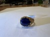 18K Gold, Sapphire & Brown Diamond Ring (Pompano Beach, FL) - 13