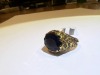 18K Gold, Sapphire & Brown Diamond Ring (Pompano Beach, FL) - 14