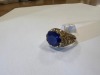18K Gold, Sapphire & Brown Diamond Ring (Pompano Beach, FL) - 15