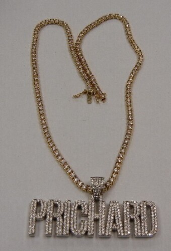 14K Gold & Diamond Necklace with Pendant (Pompano Beach, FL)