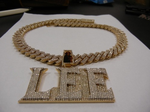 10K Gold & Diamond Chain & Pendant (Pompano Beach, FL)