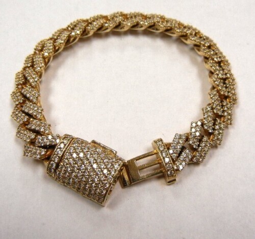 10K Gold & Diamond Bracelet (Pompano Beach, FL)