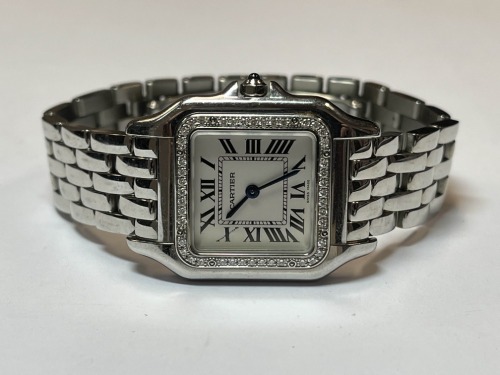 Cartier Panthere Stainless & Diamond Watch (Pompano Beach, FL)