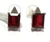 18K Gold, Ruby & Diamond Earrings (Pompano Beach, FL)
