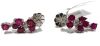 18K Gold, Ruby & Diamond Earrings (Pompano Beach, FL)
