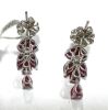 18K Gold, Ruby & Diamond Earrings (Pompano Beach, FL) - 2