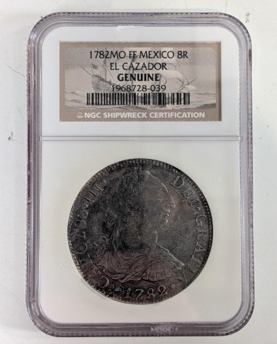 "1782 MO FF Mexico 8R El Cazador Coin"