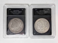 (2) "VG Collector's Edition Morgan Silver $1 Coins"