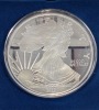 National Collector's Mint "2019 Giant Quarter Pound SIlver Eagle Proof" Coin - 2