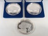 (3) National Collector's Mint "1 Troy Ounce Fine Silver" Giant Bufflo Proof Coins - 2