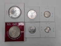 (6) Mexico Silver Coins