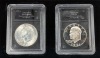(2) "The 1971-S Silver Dollar Set" - 2