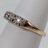 14K Yellow Gold Diamond Heart Ring - 3