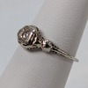 Vintage 14K Gold Filigree Diamond Ring - 3