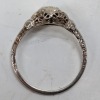 Vintage 14K Gold Filigree Diamond Ring - 4