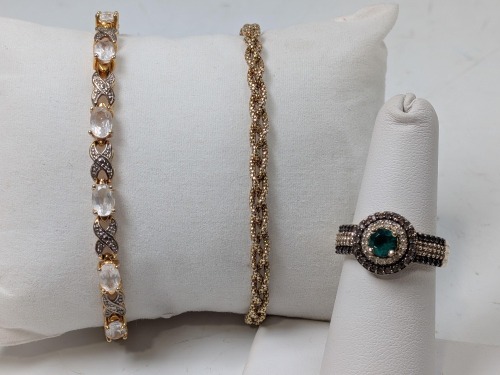 (2) Bracelets & (1) Ring