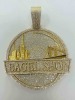 14K Gold "174 Bagel Shop" Pendant (Dayton, NJ)
