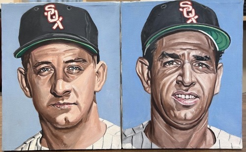 (15) Chicago White Sox Portrait Paintings by Andy Juranko (Dayton, NJ)