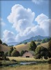 David Dalton, "Little Valley" Oil on Canvas - 2