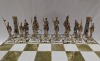 Ornate Chessboard & Military Chess Pieces - 4