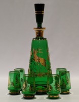 Bohemia Decanter & Cordial Glasses