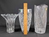 (3) Crystal Vases - 11