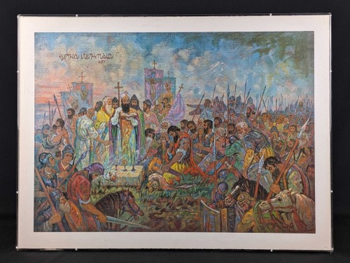 Andre Sevruguin Darvish "Musa Dagh Battel of Avarayr 451 AD"