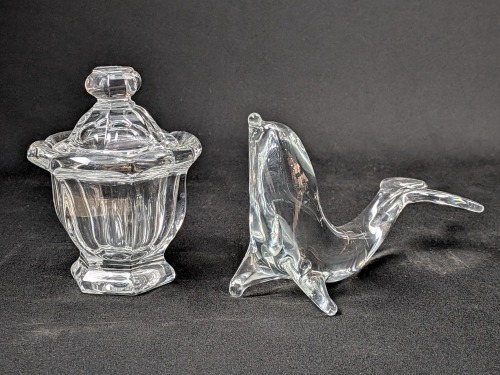 Dolphin Figurine & Jam Jar