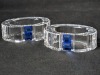 (2) Swarovski Napkin Holders