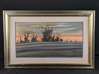 Artashes Hunanyan Watercolor Behind Glass