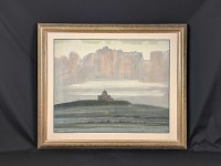 Artashes Hunanyan Watercolor Behind Glass