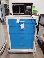 Medical Storage Cabinet & CS-615 Memory Monitor/Defibrillator