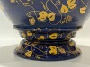 Blue & Gold Porcelain Pot - 7