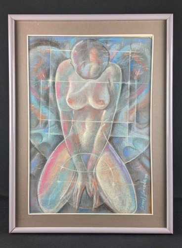 Samvel Sevada, "Waiting" Pastel