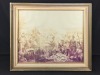 Antique Painting Behind Glass