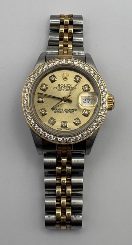 18K Gold & Stainless Steel Rolex Oyster Perpetual Datejust Watches (Riverside, CA)