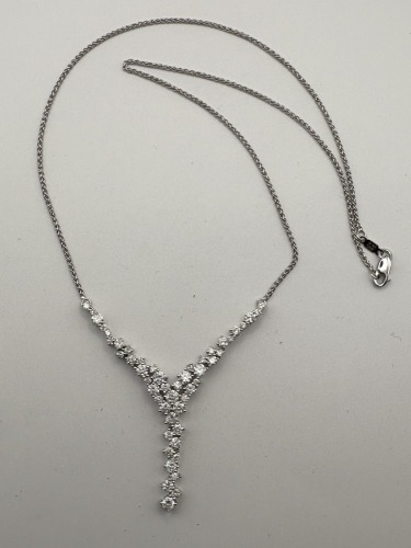 14K Gold & Diamond "Y" Necklace (Riverside, CA)
