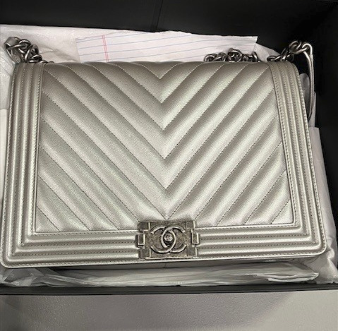 Chanel Chevron Boy Bag (Laredo, TX)
