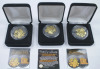 Gold & Black Ruthenium Viena philharmonic Coins (Laredo, TX) - 2
