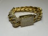 14K & 10K Gold Diamond Cuban Link Bracelet (Pompano Beach, FL) - 3