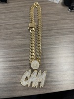 10K Gold & Diamond "M CAM" Pendant (Pompano Beach, FL)