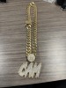 10K Gold & Diamond "M CAM" Pendant (Pompano Beach, FL)