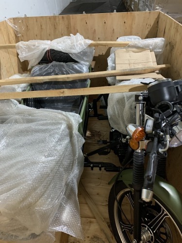 Side Car Motorcycle - EXPORT ONLY (J Cioffi/Newark, NJ)