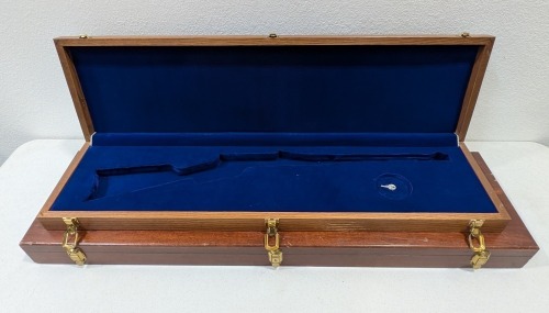 (2) Wood Rifle Cases