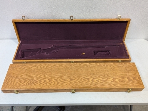(2) Wood Rifle Cases