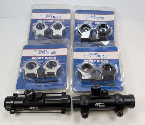 Tasco Scopes & Sun Optics Sport Rings
