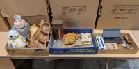 BB8 Light, Wooden Bowl, Mickey Mouse Watch, Pens, Pins, & More