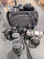 Minolta Cameras, Lenses & Case