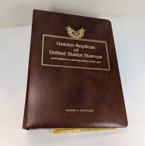 Golden Replicas of United States Stamps